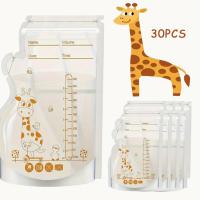 30/60 Paquetes De Bolsas De Almacenamiento De Leche Materna Y Alimentos Para Bebés 250ml BPA Gratis Seguras Para El Congelador Y Alimentación Fácil - details 5