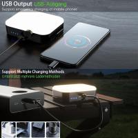 Lámpara de camping LED con USB recargable, portátil, impermeable, indoor de camping con 5 Modos de Luz Para senderismo, Exterior, Cortes de Energía, emergencia - details 2