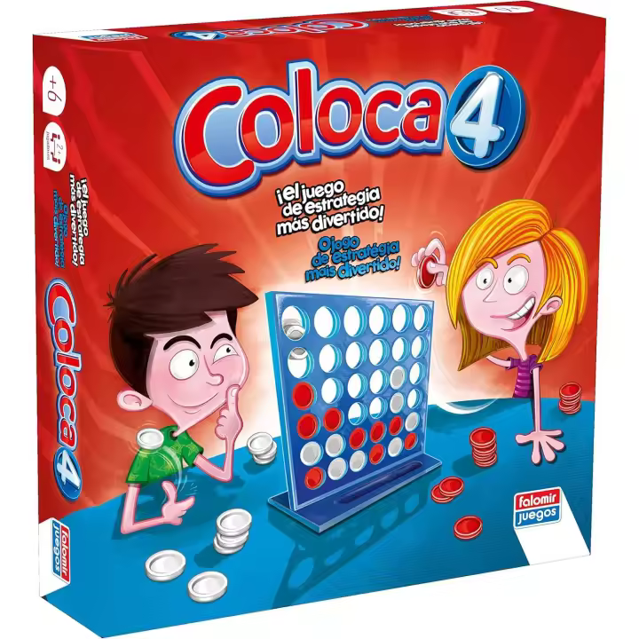 Falomir - Juego de Mesa Coloca 4 | Estimula Pensamiento Lógico | Refuerza Atención y Estrategia | para 6 Años en Adelante | Juega en Familia Referencia: 11503 - 1