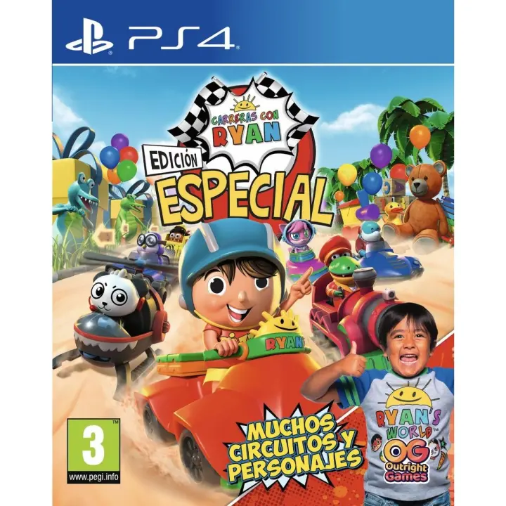 Carreras con Ryan Edición Especial - PS4 - Nuevo Precintado - PAL España - 1
