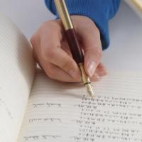 Mini Pluma De Madera De Bolsillo Pluma De Tinta Metálica Para Negocios Y Escuela Suministros De Escritura Portátil Regalo Estilo De Oficina - details 19