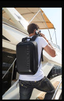 Mochila de negocios para hombre, bolsa pequeña para ordenador portátil de 15,6 pulgadas, multifuncional, antirrobo, impermeable, con almacenamiento incorporado - details 3