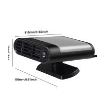 Calentador Portátil De Coche 1200W 12V/24V Ventilador Eléctrico Para Despejar Parabrisas Y Calentamiento Dispositivos Electrónicos Para Coche Color Gris Rojo - details 13