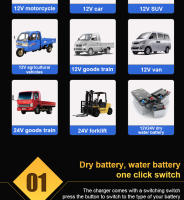 Cargador De Batería De Coche 240W 12V 24V 5A/10A 3 Etapas Con Pulso Y Pantalla LCD Digital Para Motocicleta Reparación De Baterías - details 3
