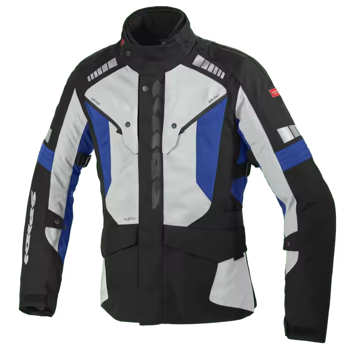 Chaqueta Spidi Outlander H2OUT Negro Blanco Azul - 1