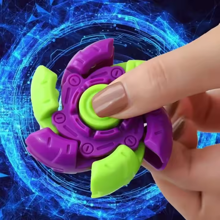 Juguete Creativo 3D Fidget Spinner Giratorio Para Reducción De Presión Y Anti-stress Juguete Para Niños Regalo De Navidad - 1