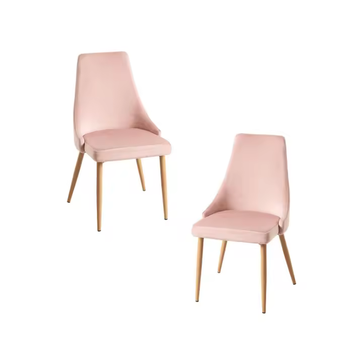 Pack 2 Sillas Stoik Wood - Rosa - 1