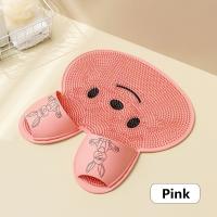 Alfombra Antideslizante De Ducha Con Masaje Para Conejo Alfombra De Pies Con Ventosa Circular Scraper De Pies Y Espalda Dispositivo Anticaída Para Baño - details 2