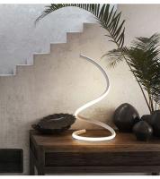 Lámpara De Mesa Nórdica LED Moderna En Acrílico Y Metal Para Lectura Y Decoración De Habitación Dormitorio Sala De Estar Estudio Luz Nocturna - details 4