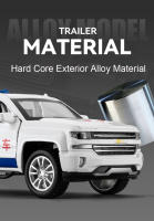Vehículo De Rescate 1:32 En Miniatura Con Puertas Abiertas Luz Y Sonido Coche De Metal Para Niños Regalo De Juguete Duradero - details 3