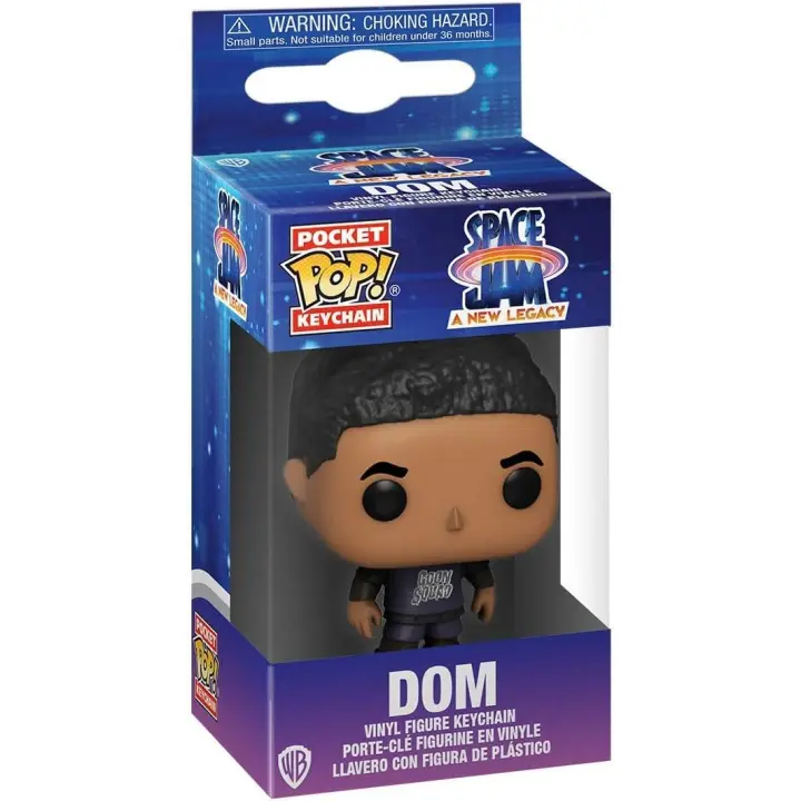 FUNKO  POP -  Keychain: Space Jam 2 - Dom - Minifigura  Coleccionable Llavero Original - Fabricado en vinilo de alta calidad y durabilidad - Idea regalo - Recomendado para mayores de 3 años - 1