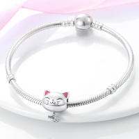 Encantadores Colgantes De Animales De Plata Para Mujer Joyería De Pulsera Y Collar Forma Irregular Sin Certificación - details 61
