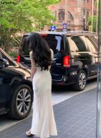 Vestido De Noche Elegante Francés Mujer Verano Sin Mangas Estilo Mariposa Faja Imperio Corte De Traje De Baño Para Fiesta Cumpleaños Vacaciones Playa - details 15