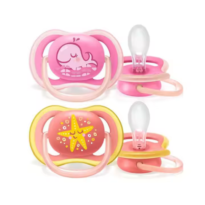 Philips Avent Chupete Ultra Air Decorados Niña 6-18M 2 Unidades - 1