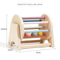 Juguetes De Madera Montessori 5 En 1 Caja De Permanencia De Objetos Bola Moneda Caída Casa Arco Iris Tambor Giratorio Y Ordenador De Formas Para Bebés Y Niños Pequeños - details 8