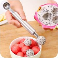 1PCS Herramienta Para Frutas Y Verduras Melón Scoop De Acero Inoxidable Herramienta DIY Para Hacer Bolas De Fruta Con Diseño De Sandía - details 2