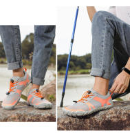 Nuevos zapatos de senderismo de cinco dedos para exteriores, zapatos de escalada todoterreno gruesos para hombres, zapatos de senderismo transpirables, zapatos para vadear arroyos - details 15