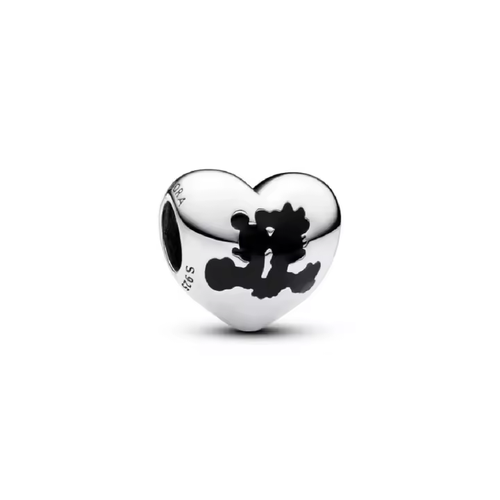 CHARM PANDORA CORAZON MICKEY MOUSE & MINNIE MOUSE DE DISNEY - 1