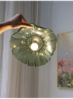 Lámpara Colgante De Vidrio Moderna Cognac Blanco Verde Single Head Para Comedor Dormitorio Café Balconada Estudio Luz LED - details 19