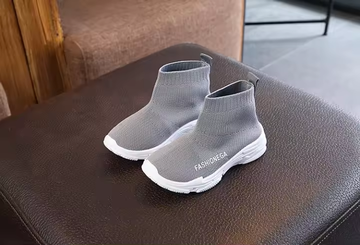 Zapatillas Deportivas Transpirables Para Niños Y Niñas Marcas Nuevas Otoño Moda Casual Cuero PU Suela De Goma Talla True - 1