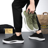 Zapatos Casuales Para Hombre Malla Cómodos Para Caminar Y Correr Tenis Transpirables Zapatillas Deportivas Con Suela De PVC Tamaño True Fit - details 1
