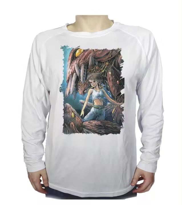 MERCHANDMANIA CAMISETA MANGA LARGA aventurera valle bichos mundo fantastico tshirt - 1