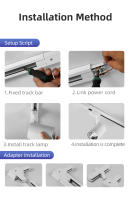 Iluminación De Track LED Completa COB Para Tienda De Ropa Y Hogar Spot Luz De Techo Con Enchufe 110-265V Fijación Por Montaje - details 6