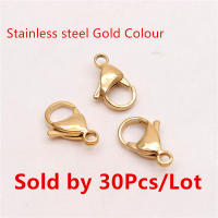 30-50Pcs Abrazaderas De Langosta De Acero Inoxidable 304 Para Pulseras Collares Cadenas Joyería DIY Tamaños 9-15mm Herramientas De Fabricación De Joyas - details 12