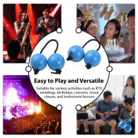 2Pcs Instrumentos Musicales De Ritmo Africano Bolas De Sandía Para Celebraciones Y Actuaciones En Escenario Juguete De Percusión Manual - details 18