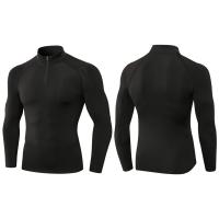 Camiseta De Compresión Para Hombre Con Manga Larga Para Correr Ropa De Gimnasio De Otoño T-Shirt Fina De Fitness Secado Rápido Camiseta De Musculación - details 7