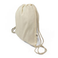 Siglo21publicidad Pack de Mochilas Algodón Natural Reciclable y Reutilizable con Cierre Cordón - details 1