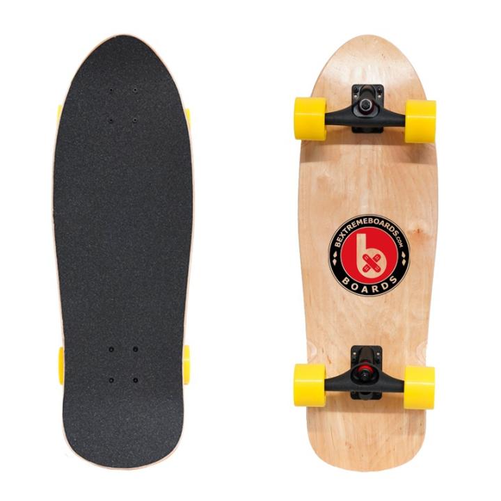 Bextreme Surfskate Completo. Tabla Monopatín Skatesurf Ejes de Surf Skateboard Ruedas Grandes Rodamientos Abec9. Patineta Surfskate Polivalente Cruising, Carving, Freeride, Hombre Mujer Carver