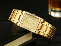 Reloj De Pulsera Masculino WWOOR 2024 Moda Lujo Quadrado Impermeable Diseño De Ginebra Cuarzo Reloj Masculino Con Numeros Romanos Y Cierre De Seguridad - details 8