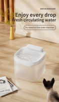 Fuente De Agua Automática Para Gatos 3L Capacidad Grande Dispensador De Agua Para Perros Con Filtro Circulante Silencioso Medidor De Flujo No Incluido Material Plástico - details 0