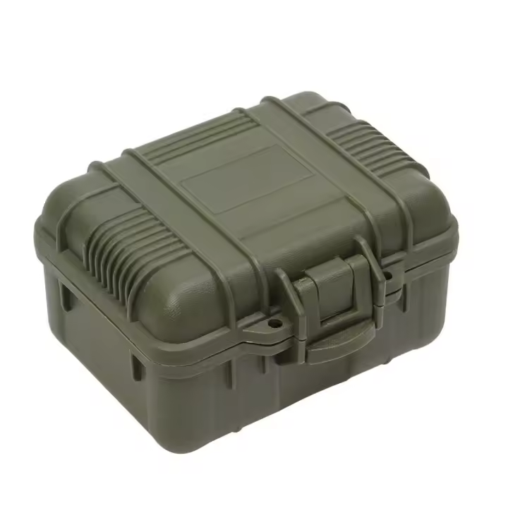 Caja De Herramientas De Plástico Impermeable Y Antichoque Caja De Seguridad Portátil Para Exteriores Caja De Instrumentos Resistentes Al Choque - 1
