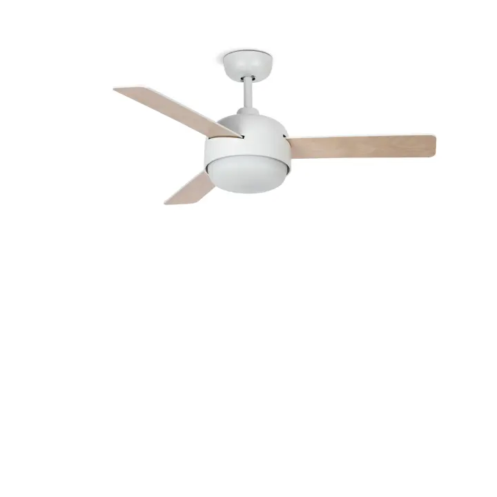 Create - Ventilador de Techo Silencioso DC 40W con Luz LED y Mando a Distancia - WIND BALL - 1