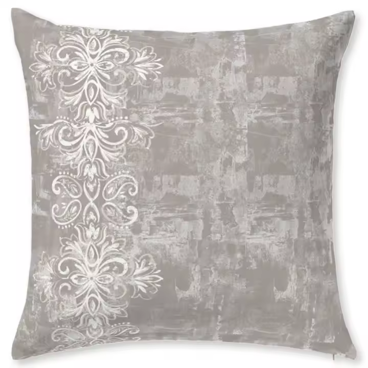 JVR - COJIN ALGODON modelo IRIS COJIN 1 - Tejido 100% Algodón - Estampado digital - Fabricado en España - Medidas 60x60 - 1