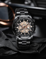 Reloj De Cuarzo Para Hombre BINBOND Marca Top De Lujo Acero Inoxidable Impermeable Con Dial Azul Gran Reloj De Pulsera Hombre - details 10