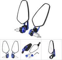 Espejos de motocicleta, accesorios de motocicleta universales ajustables Aleación de aluminio de motocicleta de 360 grados Espejos laterales de extremo de barra de 7/8 "22mm (azul) - details 3