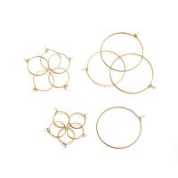 10Pcs Gancho Para Pendientes Abierto De Acero Inoxidable 15-50mm Base Para Anillos DIY Accesorios De Joyería De Hilo Metálico - details 2
