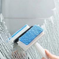 Cepillo De Limpieza Multifuncional Doble Cara Para Vidrio Y Espejo Cepillo De Limpieza Para Baño Escobilla De Doble Lado Para Limpieza De Azulejos Y Espejos - details 4