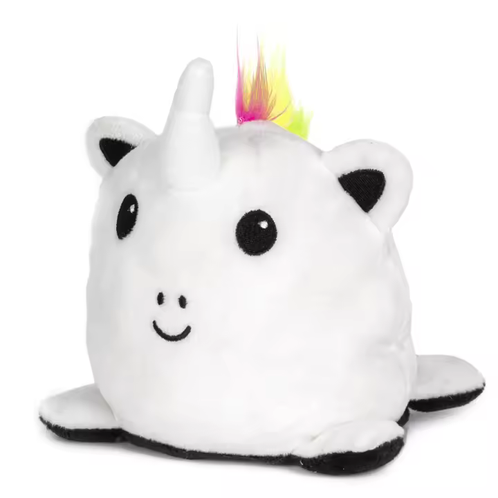 DAM. Unicornio Reversible Pauline Emoticono 20cms. 14x13x16cm. - 1