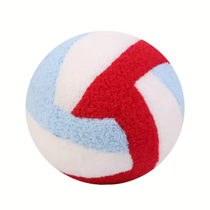 Juguete De Peluche Simulación De Voleibol Kawaii Para Decoración De Habitaciones Regalos Suaves Para Niñas Y Niños Tamaño 20cm Unisex - 1