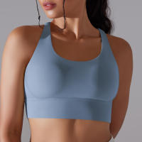 Sujetador Deportivo Para Mujer Alta Soporte Impacto Yoga Running Quick Dry Top Deporte Gimnasio Padded Bralette Sexy - details 24