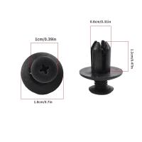 50Pcs Clips De Cierre Para Parachoques De Coche Universal Con Agujero De 8mm Fuente De Suministro: China Continental Material: Plástico Tipo De Artículos: Accesorios De Automóvil - details 5