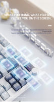 Teclado Mecánico Inalámbrico AttackShark K86 Con Pantalla Inteligente Color Metal, Con Botones De Metal, Driver Nube, Hot-swap, Multifuncional, Bluetooth - details 5