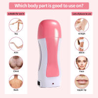 Kit De Cera Roll on Para Eliminación De Pelo LULAA Para Hombres Y Mujeres Calentador De Cera Portátil Y Suave Kit De Roll on Para Depilación - details 2