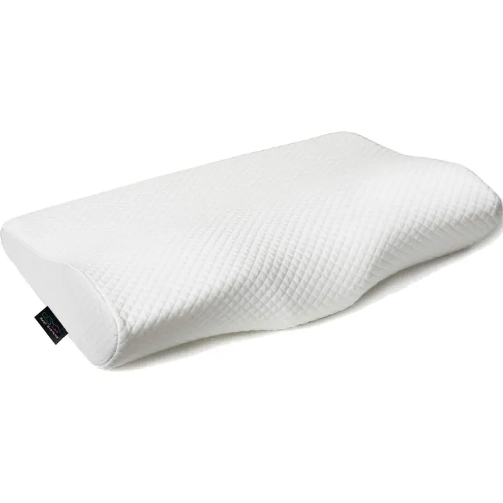 Almohada técnica cervical anatómica. Diseño innovador que alivia dolor y presión de cervicales, reduce ronquidos y proporciona un cómodo y agradable descanso. Para dormir en cualquier posición. Funda extraíble y lavable. Certificado REACH. - 1
