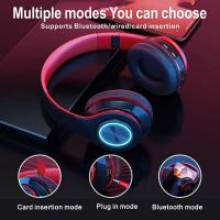 Auriculares Inalámbricos Bluetooth-Luces de Colores/Apliques/Micrófono incorporado-Bluetooth 5,0/Alcance 13 m - details 1