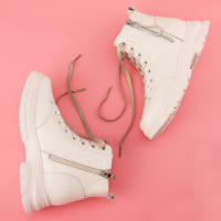 Alpargatas De Canvas Con Cordones De Color Gradiente Pequeños Algodón Mint Verde Y Blanco Para Niños Y Adultos - details 16